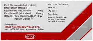 Lipitas F 20 Tablet 10