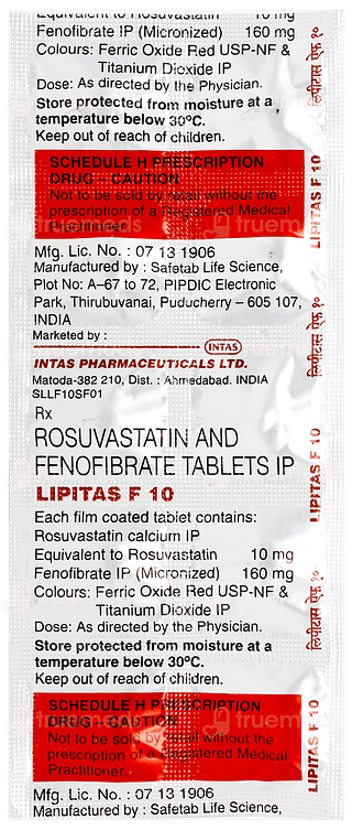 Lipitas F 10 Tablet 10