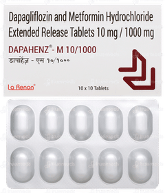 Dapahenz M 10/1000 Tablet 10