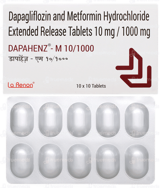 Dapahenz M 10/1000 Tablet 10