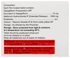 Dapahenz M 10/1000 Tablet 10