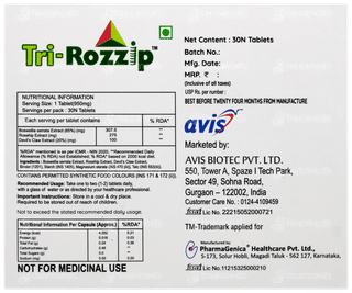 Tri Rozzip Tablet 15