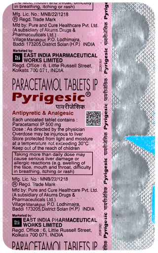 Pyrigesic Tablet 15