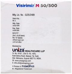 Visirimir M 50/500 Tablet 10 Visirimir M 50/500 Tablet 10