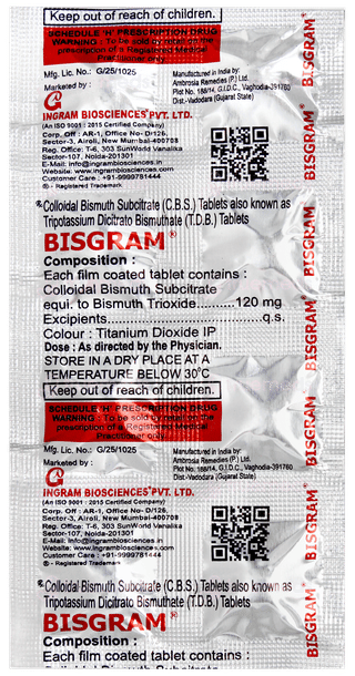 Bisgram Tablet 8