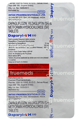 Daparyl Vm 500 Tablet 10