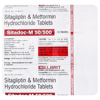 Sitadoc M 50/500 Tablet 15