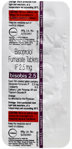 Bisobis 2.5 Tablet 10 Bisobis 2.5 Tablet 10