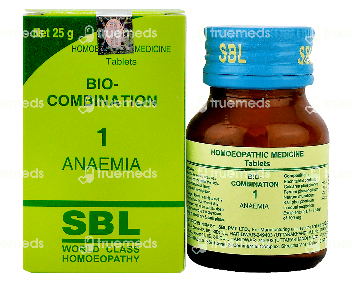 Sbl Bio Combination 1 Anaemia Tablet 25 Gm Uses, Side Effects, Dosage