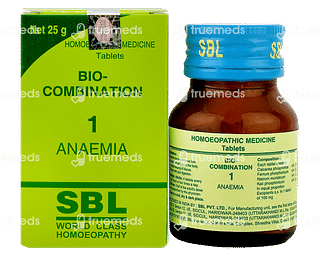 Sbl Bio Combination 1 Anaemia Tablet 25gm