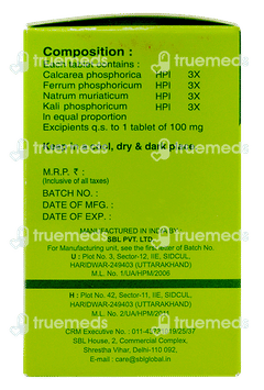 Sbl Bio Combination 1 Tablet 25gm