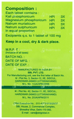 Sbl Bio Combination 2 Tablet 25gm