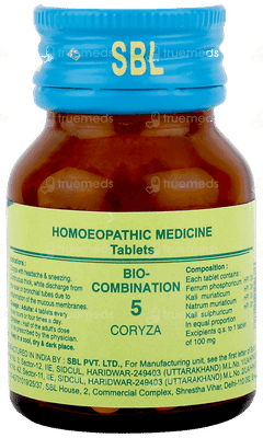 Sbl Bio Combination 5 Tablet 25gm