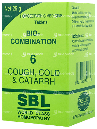 Sbl Bio Combination 6 Tablet 25gm