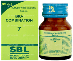 Sbl Bio Combination 7 Tablet 25gm Sbl Bio Combination 7 Tablet 25gm