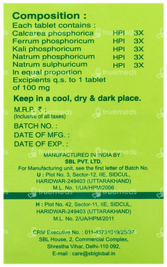 Sbl Bio Combination 7 Tablet 25gm