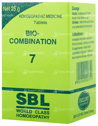 Sbl Bio Combination 7 Tablet 25gm