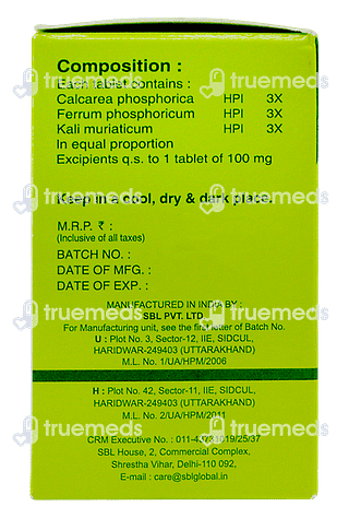 Sbl Bio Combination 10 Tablet 25gm