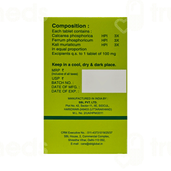 Sbl Bio Combination 10 Tablet 25gm