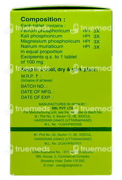 Sbl Bio Combination 12 Tablet 25gm