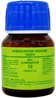 Sbl Bio Combination 12 Tablet 25gm