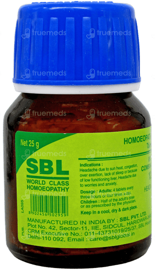 Sbl Bio Combination 12 Tablet 25gm