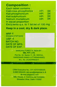 Sbl Bio Combination 13 Tablet 25gm