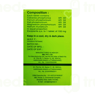 Sbl Bio Combination 16 Tablet 25gm