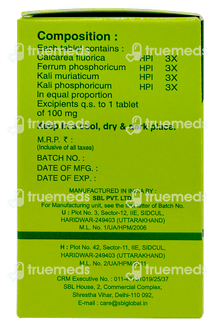 Sbl Bio Combination 17 Tablet 25gm