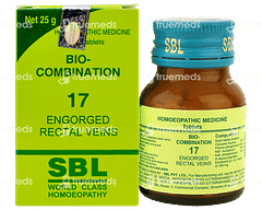 Sbl Bio Combination 17 Engorged Rectal Veins Tablet 25gm