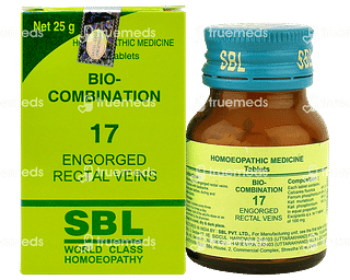 Sbl Bio Combination 17 (engorged Rectal Veins) Tablet 25 GM