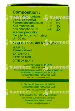 Sbl Bio Combination 17 Tablet 25gm