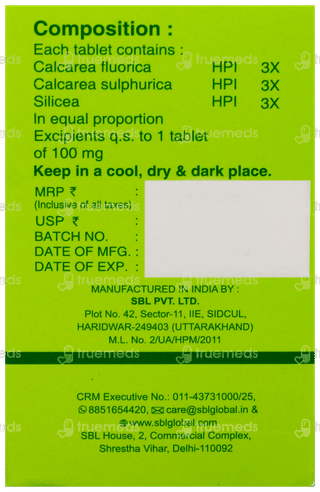Sbl Bio Combination 18 Tablet 25gm