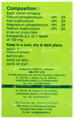 Sbl Bio Combination 19 Tablet 25gm Sbl Bio Combination 19 Tablet 25gm