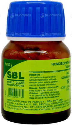 Sbl Bio Combination 19 Tablet 25Gm Sbl Bio Combination 19 Tablet 25Gm