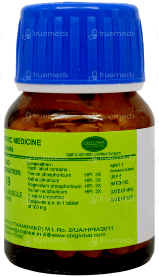 Sbl Bio Combination 19 Tablet 25Gm