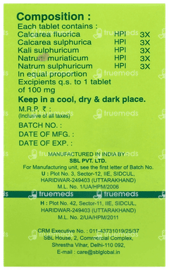 Sbl Bio Combination 20 Tablet 25gm