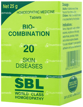Sbl Bio Combination 20 Tablet 25gm