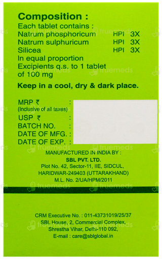 Sbl Bio Combination 25 Tablet 25Gm