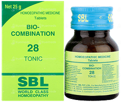 Sbl Bio Combination 28 Tonic Tablet 25gm Sbl Bio Combination 28 Tonic Tablet 25gm