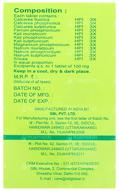 Sbl Bio Combination 28 Tonic Tablet 25gm