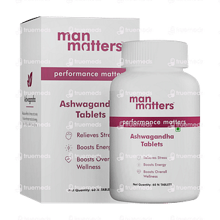 Man Matters Ashwagandha Tablets 60