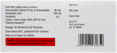 Rosuvas B 40 Tablet 10 Rosuvas B 40 Tablet 10