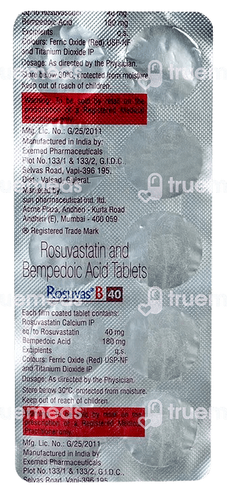 Rosuvas B 40 Tablet 10