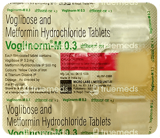 Voglinorm M 0.3/500 MG Tablet 15