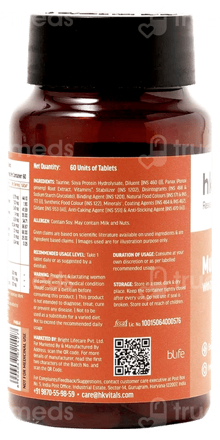 Healthkart Hk Vitals Multivitamin Tablet 60