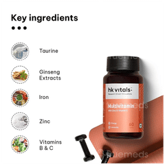 Healthkart Hk Vitals Multivitamin Tablet 60