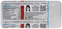 Dapaturn S 50Mg/5Mg Tablet 10 Dapaturn S 50Mg/5Mg Tablet 10