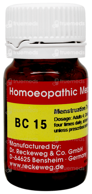 Dr Reckeweg Biochemic Combination Bc 15 Tablet 20gm