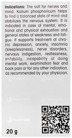Dr Reckeweg Kali Phosphoricum 30x Biochemic Tablet 20gm